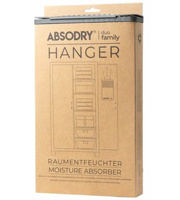 Everbrand pohlcovač vlhkosti do šatních skříní Absodry Duo Family Hanger, 1 x 600g