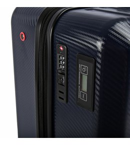 Cestovní kufr Compactor Hybrid Luggage XL Vacuum System 53,5 x 31 x 80cm, tmavě modrý