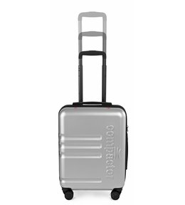 Sada 3ks cestovních kufrů Compactor Hybrid Luggage S+L+XL Vacuum System, stříbrná