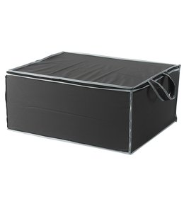 Textilní úložný box na 2 peřiny Compactor URBAN 55 x 45 x 25 cm – černý