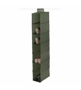 Závěsný organizér na boty a prádlo Compactor Greentex 15 x 30 x 105 cm, zelený