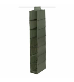 Závěsný organizér na boty a prádlo Compactor Greentex 15 x 30 x 105 cm, zelený