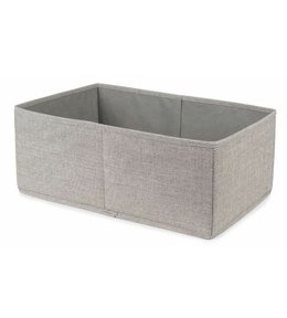 Úložný box Compactor Oxford 26 x 42 x 16,5 cm, polyester, šedo-béžový