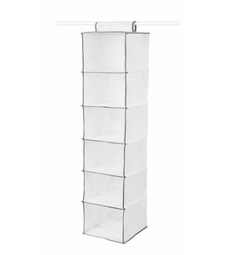 Závěsný organizér na oblečení Compactor Life 30 x 30 x 128 cm – 6 polic